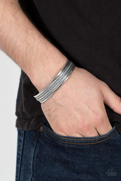 Urban Expedition - Silver Men's Bracelet